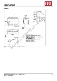 IS31FL3731C-SALS2 Datasheet Page 22