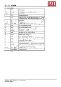 IS31FL3732A-QFLS2-TR Datasheet Page 5