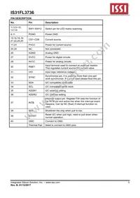 IS31FL3736-QFLS4-TR Datasheet Page 5
