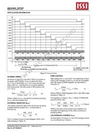 IS31FL3737-QFLS4-TR Datasheet Page 21