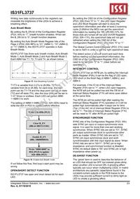 IS31FL3737-QFLS4-TR Datasheet Page 23