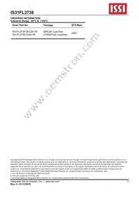 IS31FL3738-QFLS4-TR Datasheet Page 5