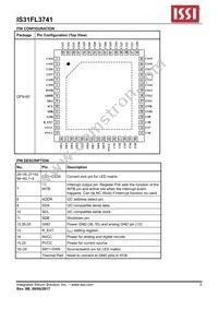 IS31FL3741-QFLS4-TR Datasheet Page 3