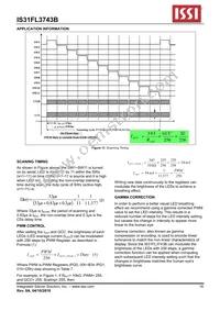 IS31FL3743B-QULS4-TR Datasheet Page 16