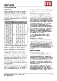 IS31FL3745-CLS4-TR Datasheet Page 7