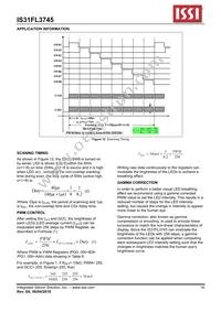 IS31FL3745-CLS4-TR Datasheet Page 16