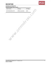 IS31IO7326-QFLS4-TR Datasheet Page 3