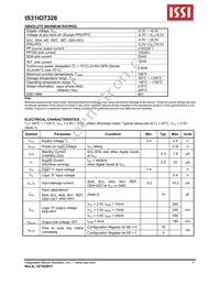 IS31IO7326-QFLS4-TR Datasheet Page 4