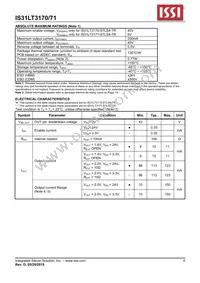 IS31LT3171-STLS4-TR Datasheet Page 4