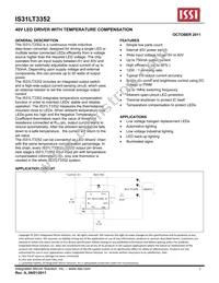 IS31LT3352-V1GRLS2-TR Datasheet Cover