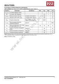 IS31LT3353-V1STLS2-TR Datasheet Page 5