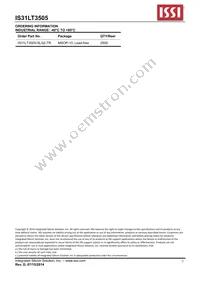 IS31LT3505-SLS2-TR Datasheet Page 3