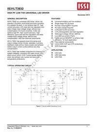 IS31LT3932-GRLS2-TR Datasheet Cover