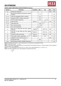 IS31PW8200-QFLS2-TR Datasheet Page 6