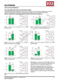 IS31PW8200-QFLS2-TR Datasheet Page 11