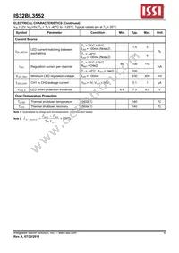 IS32BL3552-ZLA3-TR Datasheet Page 6