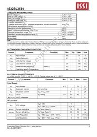 IS32BL3554-ZLA3-TR Datasheet Page 4