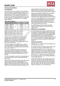 IS32FL3740-ZLA3 Datasheet Page 9