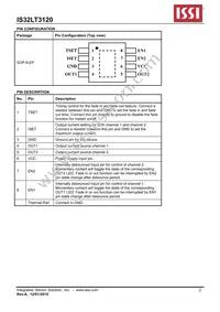 IS32LT3120-GRLA3-TR Datasheet Page 2