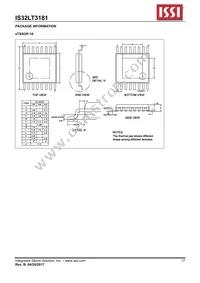 IS32LT3181-ZLA3-TR Datasheet Page 17