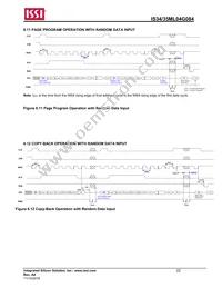 IS34ML04G084-TLI-TR Datasheet Page 22