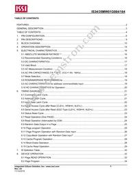 IS34MW01G164-BLI Datasheet Page 4