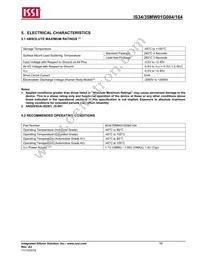 IS34MW01G164-BLI Datasheet Page 16