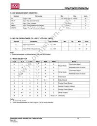 IS34MW01G164-BLI Datasheet Page 18
