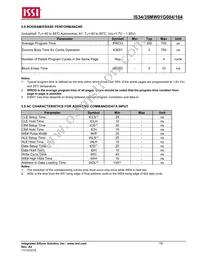 IS34MW01G164-BLI Datasheet Page 19