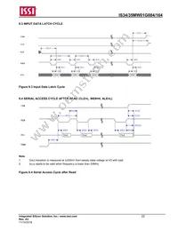 IS34MW01G164-BLI Datasheet Page 22
