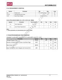 IS37SML01G1-LLI Datasheet Page 12