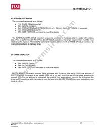 IS37SML01G1-LLI Datasheet Page 23