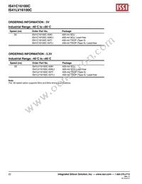 IS41LV16100C-50KLI-TR Datasheet Page 20