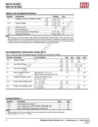 IS41LV16100C-50TI Datasheet Page 6