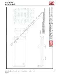 IS41LV16100C-50TI Datasheet Page 21