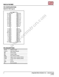 IS41LV16100D-50KLI-TR Datasheet Page 2