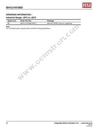 IS41LV16100D-50KLI-TR Datasheet Page 20