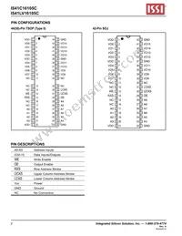 IS41LV16105C-50KLI-TR Datasheet Page 2