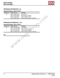 IS41LV16105C-50KLI-TR Datasheet Page 18