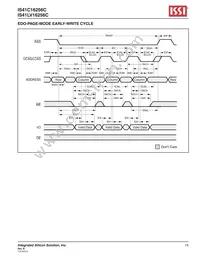 IS41LV16256C-35TLI-TR Datasheet Page 15