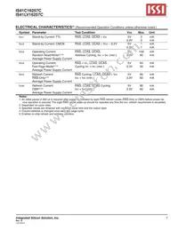 IS41LV16257C-35TLI-TR Datasheet Page 7