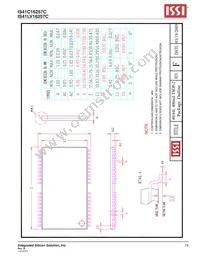 IS41LV16257C-35TLI-TR Datasheet Page 19
