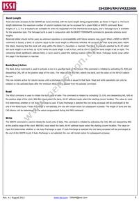 IS42RM32200K-6BLI-TR Datasheet Page 9