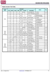IS42RM32200K-6BLI-TR Datasheet Page 13