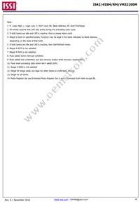 IS42RM32200M-6BLI-TR Datasheet Page 16