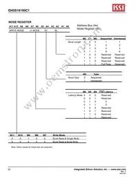 IS42S16100C1-7TLI-TR Datasheet Page 22