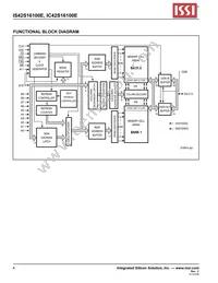 IS42S16100E-7TLI-TR Datasheet Page 4