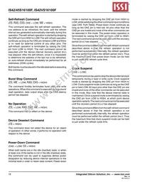IS42S16100F-7TL-TR Datasheet Page 18