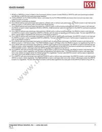 IS42S16400D-6BLI-TR Datasheet Page 11