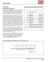 IS42S16400D-6BLI-TR Datasheet Page 20